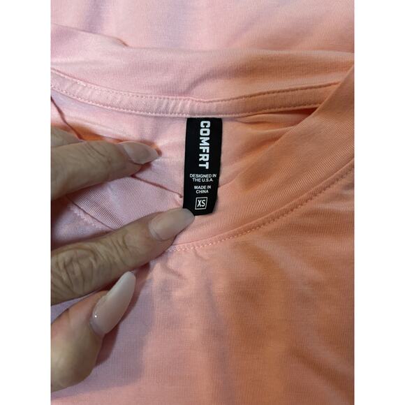 Comfrt 2-Piece Lounge Set PINK Top XS + Shorts S – Set - Picture 4 of 5